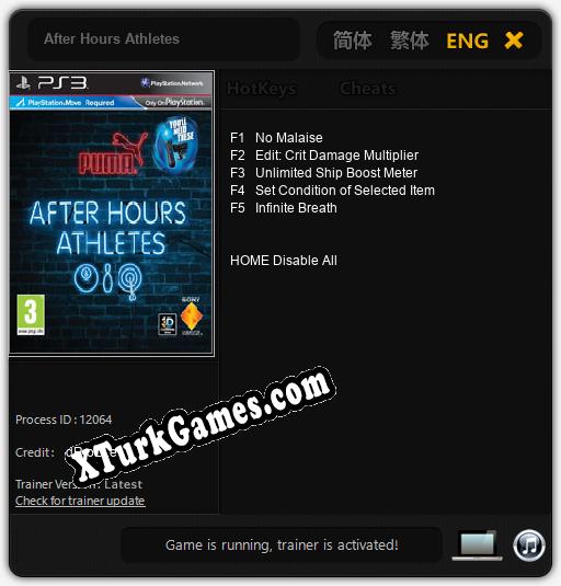 After Hours Athletes: Trainer +5 [v1.5]