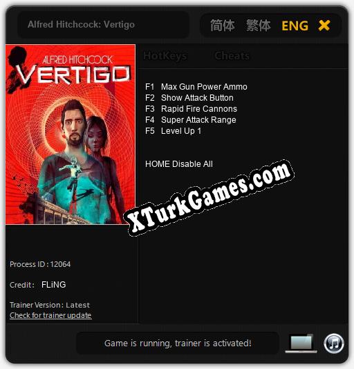 Alfred Hitchcock: Vertigo: Trainer’ı (V1.0.14)