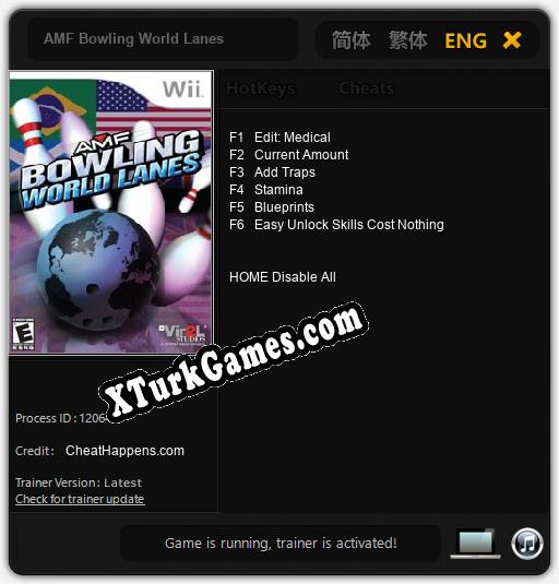 AMF Bowling World Lanes: Trainer +6 [v1.1]