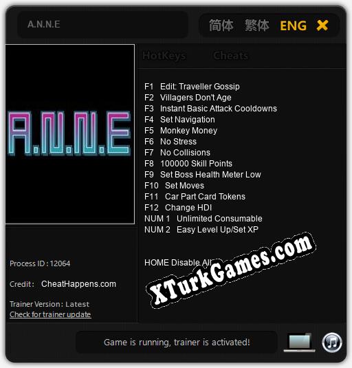 A.N.N.E: Trainer’ı (V1.0.49)