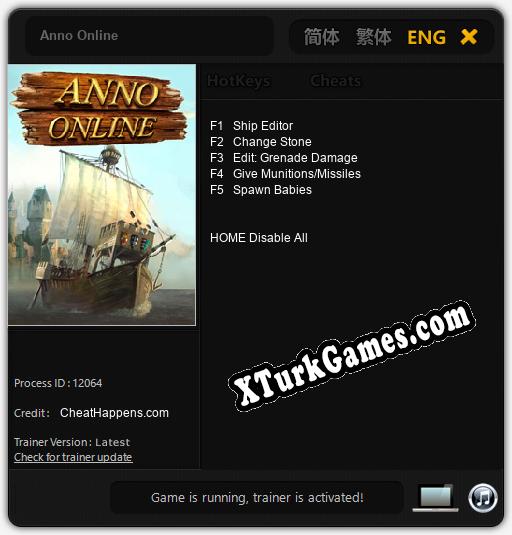 Anno Online: Cheats, Trainer +5 [CheatHappens.com]