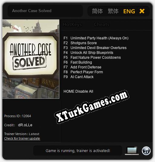 Another Case Solved: Trainer’ı (V1.0.55)