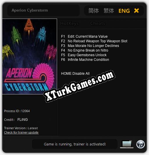 Aperion Cyberstorm: Trainer +6 [v1.9]