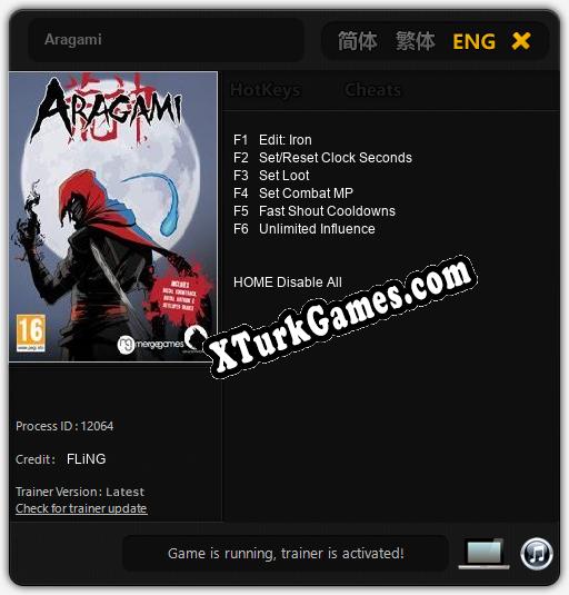 Aragami: Cheats, Trainer +6 [FLiNG]