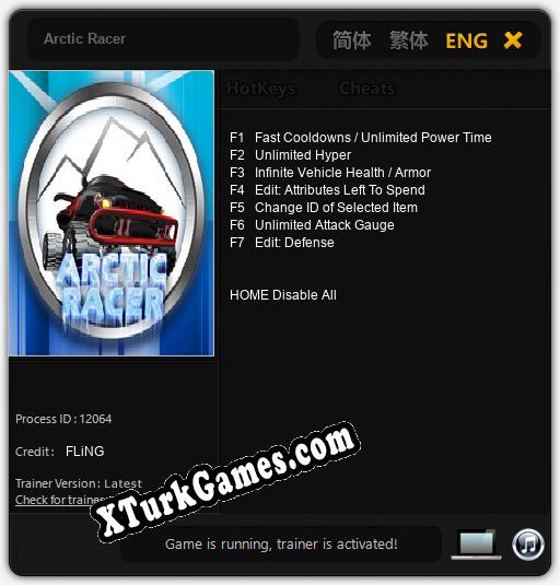 Arctic Racer: Trainer +7 [v1.8]