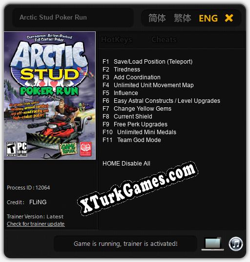 Arctic Stud Poker Run: Trainer +11 [v1.4]