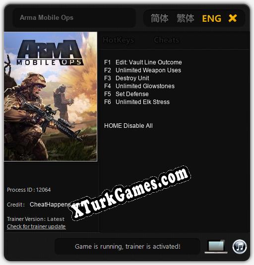 Arma Mobile Ops: Trainer’ı (V1.0.20)