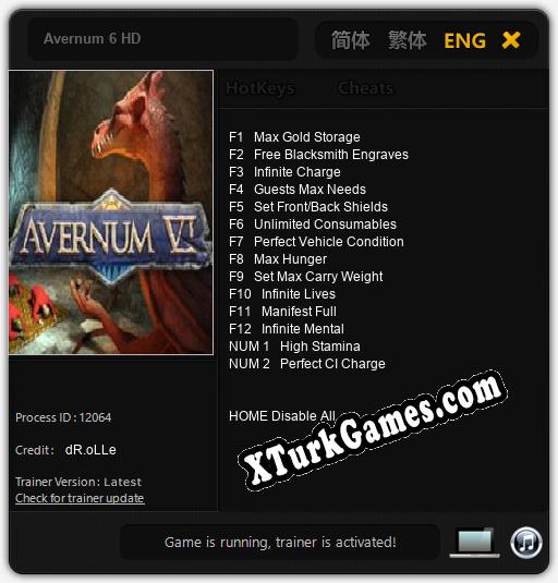 Avernum 6 HD: Trainer +14 [v1.3]