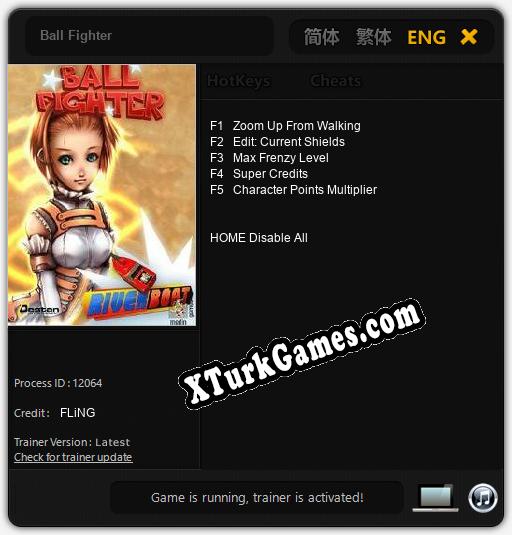 Ball Fighter: Trainer +5 [v1.1]