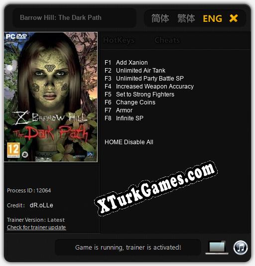 Barrow Hill: The Dark Path: Trainer’ı (V1.0.86)