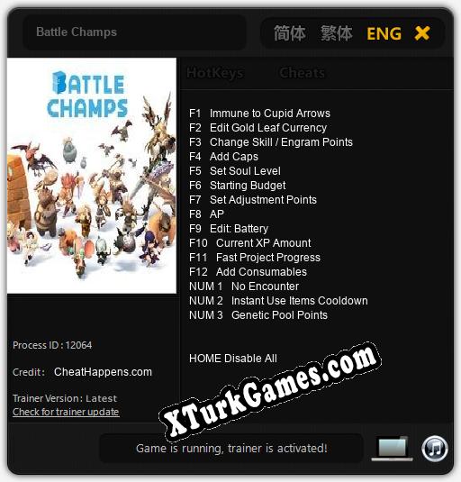 Battle Champs: Cheats, Trainer +15 [CheatHappens.com]