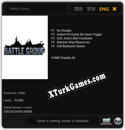Battle Group: Trainer’ı (V1.0.32)