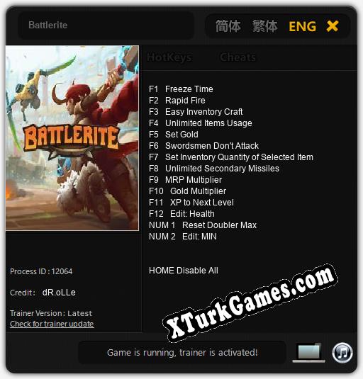 Battlerite: Trainer +14 [v1.3]