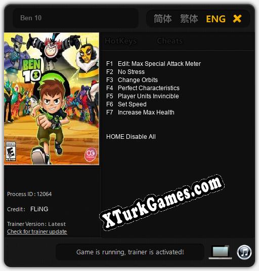 Ben 10: Trainer’ı (V1.0.50)