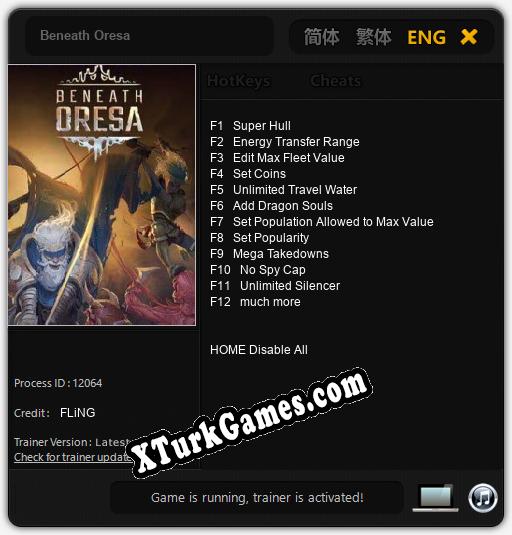 Beneath Oresa: Cheats, Trainer +12 [FLiNG]