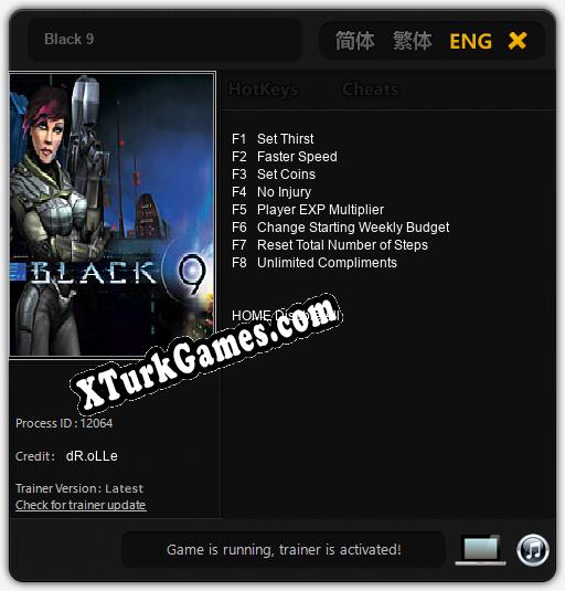 Black 9: Cheats, Trainer +8 [dR.oLLe]