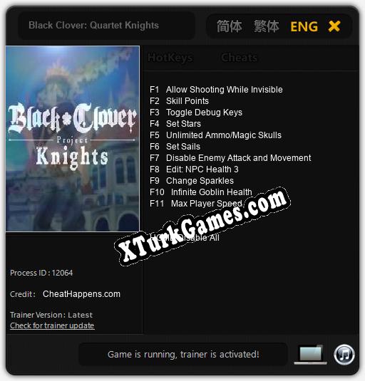 Black Clover: Quartet Knights: Cheats, Trainer +11 [CheatHappens.com]