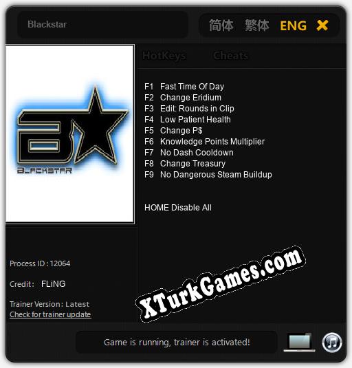 Blackstar: Cheats, Trainer +9 [FLiNG]