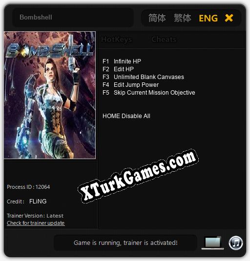 Bombshell: Trainer +5 [v1.6]
