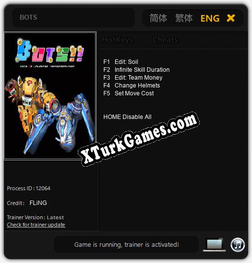BOTS: Trainer +5 [v1.8]