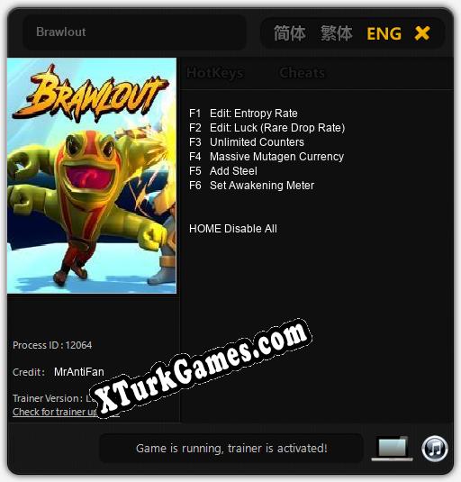 Brawlout: Trainer +6 [v1.3]