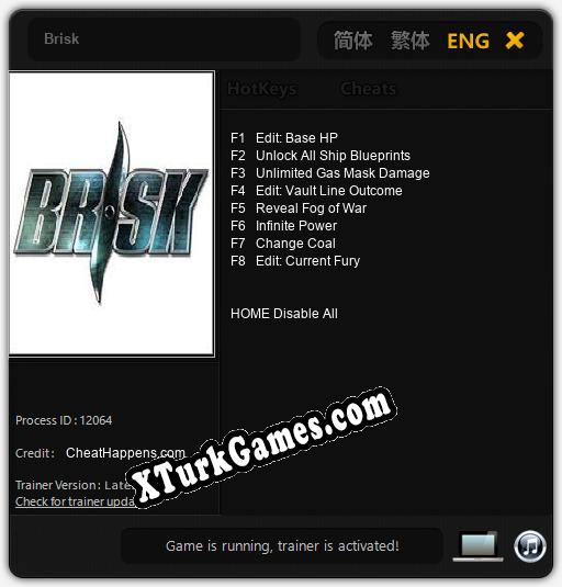 Brisk: Trainer’ı (V1.0.84)