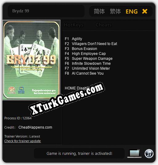 Brydz 99: Trainer’ı (V1.0.60)