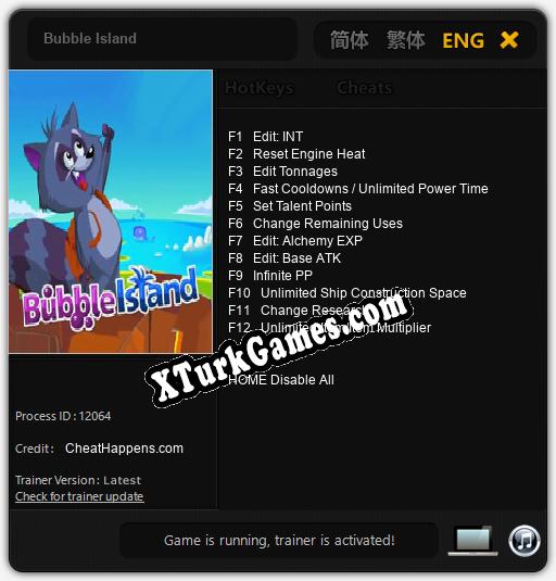 Bubble Island: Cheats, Trainer +12 [CheatHappens.com]