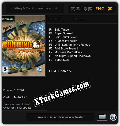 Building & Co: You are the architect!: Cheats, Trainer +9 [MrAntiFan]