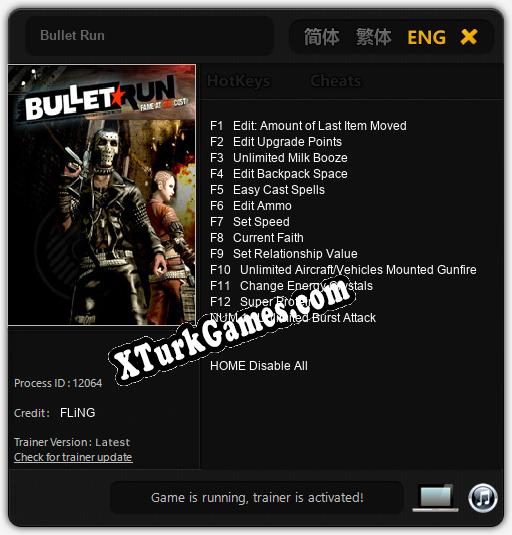 Bullet Run: Trainer +13 [v1.5]