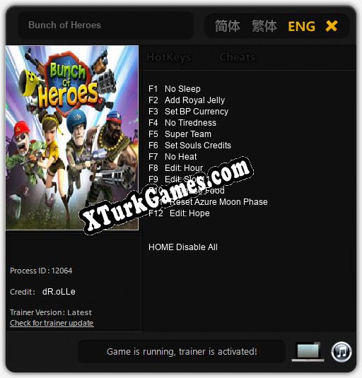 Bunch of Heroes: Trainer +12 [v1.2]