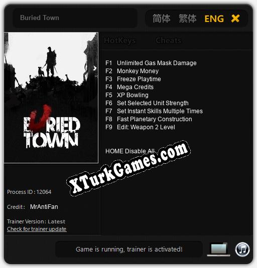 Buried Town: Trainer +9 [v1.3]