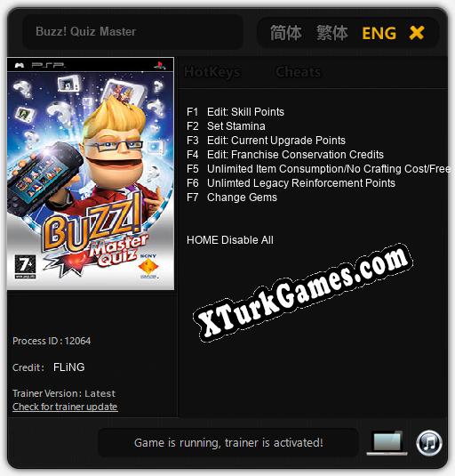 Buzz! Quiz Master: Trainer +7 [v1.8]