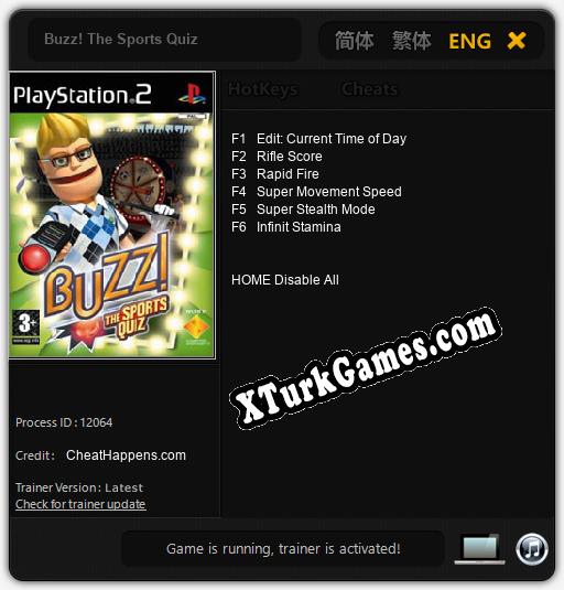 Buzz! The Sports Quiz: Trainer +6 [v1.7]