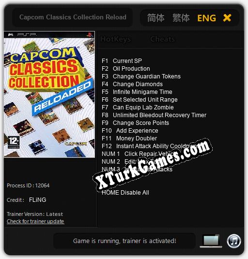 Capcom Classics Collection Reloaded: Cheats, Trainer +15 [FLiNG]