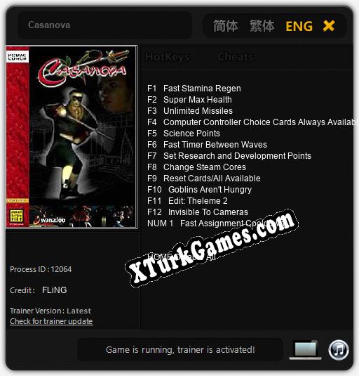 Casanova: Trainer’ı (V1.0.21)