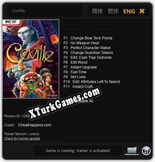 Ceville: Cheats, Trainer +11 [CheatHappens.com]