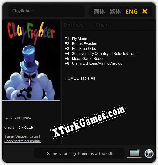Clayfighter: Cheats, Trainer +6 [dR.oLLe]