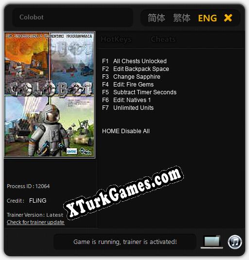 Colobot: Trainer’ı (V1.0.97)