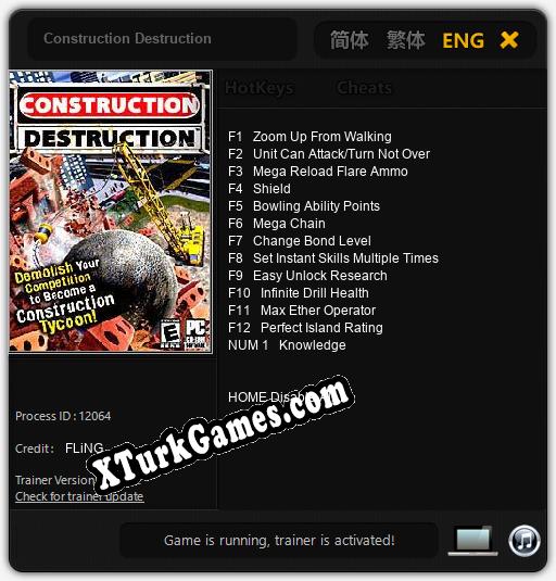 Construction Destruction: Trainer +13 [v1.1]