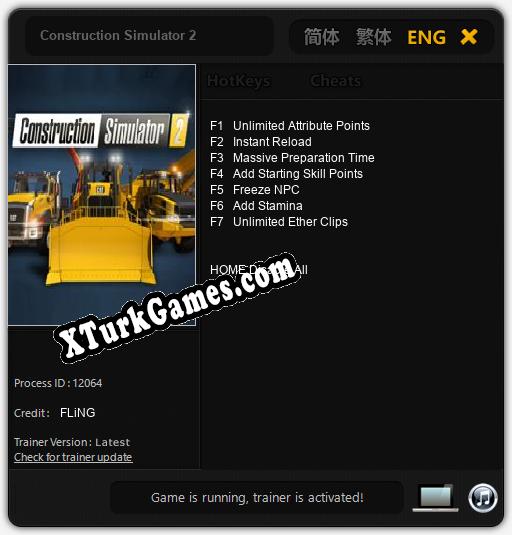 Construction Simulator 2: Cheats, Trainer +7 [FLiNG]