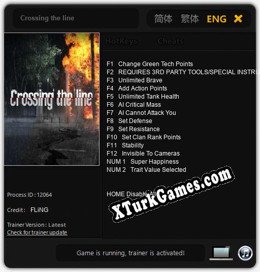 Crossing the line: Trainer +14 [v1.7]