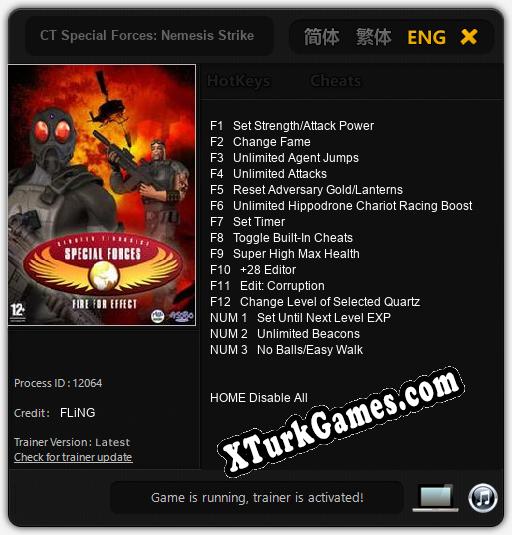 CT Special Forces: Nemesis Strike: Trainer +15 [v1.6]