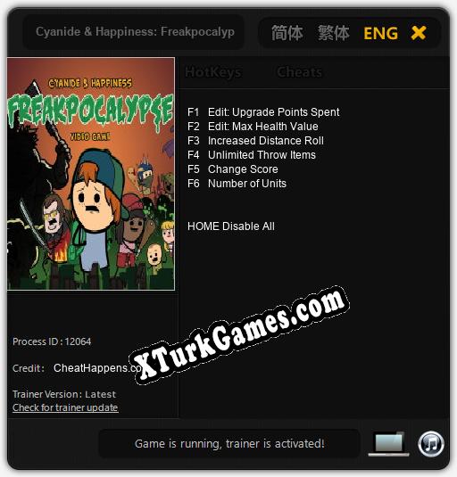 İçin Trainer’ı Çıktı Cyanide & Happiness: Freakpocalypse [v1.0.5]