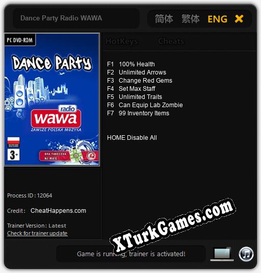 Dance Party Radio WAWA: Trainer +7 [v1.5]