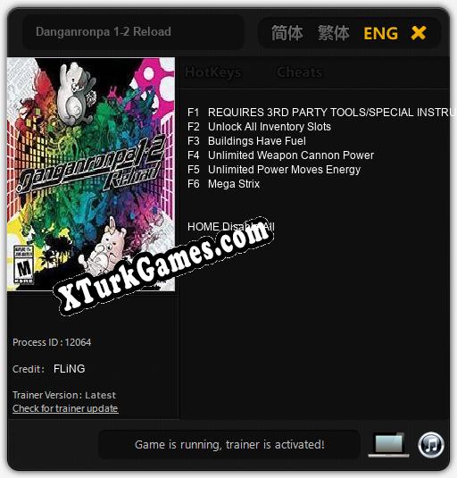 Danganronpa 1-2 Reload: Trainer +6 [v1.4]