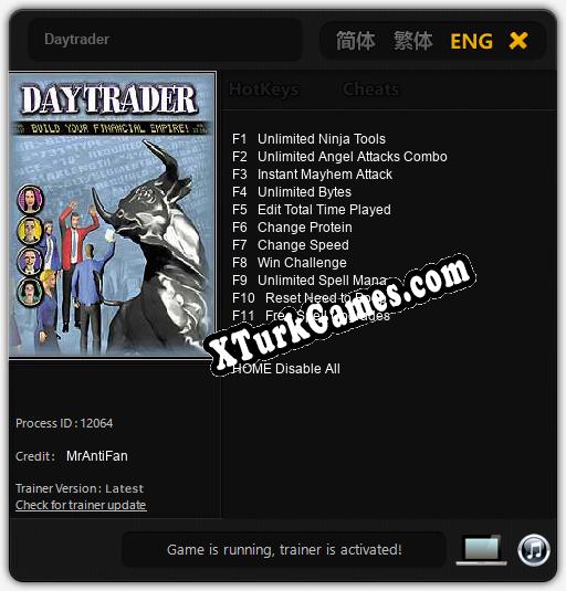 Daytrader: Trainer +11 [v1.8]