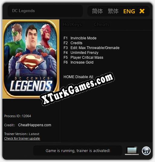 DC Legends: Trainer +6 [v1.4]