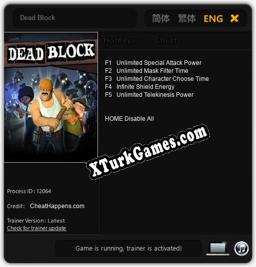Dead Block: Trainer’ı (V1.0.67)