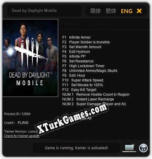 Dead by Daylight Mobile: Trainer +15 [v1.5]